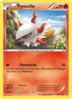 Carte Pokémon Pyronille 19 — Nobles Victoires