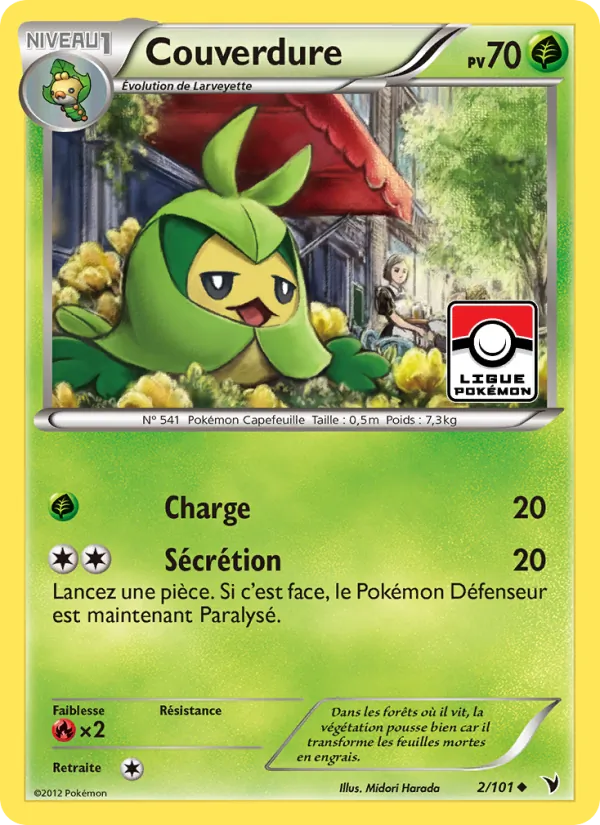 Carte Pokémon Couverdure 2/101 de l'extension Nobles Victoires
