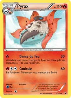 Carte Pokémon Pyrax 21 — Nobles Victoires