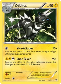 Carte Pokémon Zéblitz 36 — Nobles Victoires