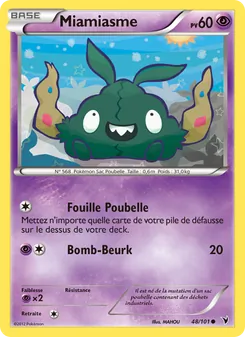 Carte Pokémon Miamiasme 48 — Nobles Victoires