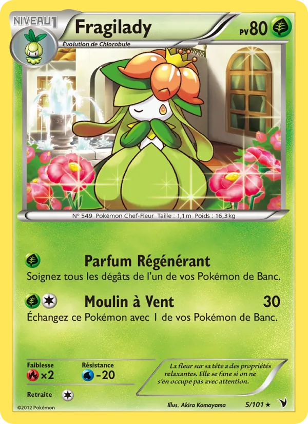 Carte Pokémon Fragilady 5/101 de l'extension Nobles Victoires