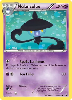 Carte Pokémon Mélancolux 59 — Nobles Victoires