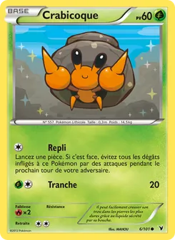 Carte Pokémon Crabicoque 6 — Nobles Victoires
