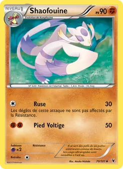 Carte Pokémon Shaofouine 70 — Nobles Victoires