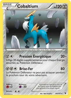 Carte Pokémon Cobaltium 84 — Nobles Victoires
