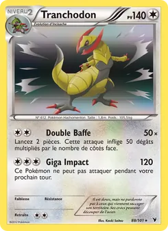 Carte Pokémon Tranchodon 88 — Nobles Victoires