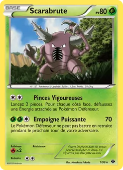 Carte Pokémon Scarabrute 1 — Destinées Futures