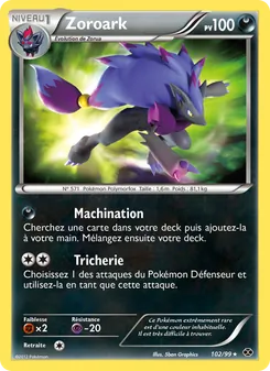Carte Pokémon Zoroark 102 — Destinées Futures