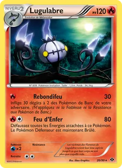 Carte Pokémon Lugulabre 20 — Destinées Futures