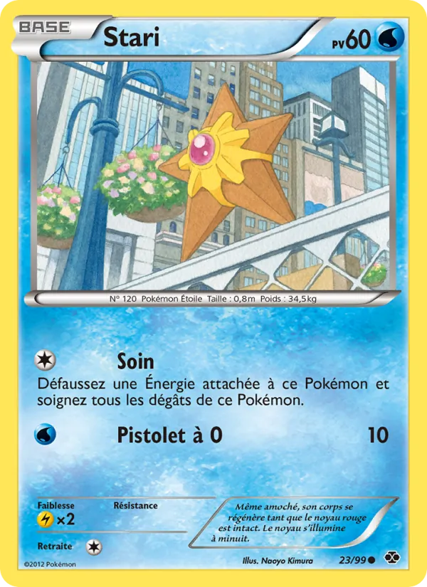 Carte Pokémon Stari 23/99 de l'extension Destinées Futures