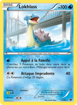 Carte Pokémon Lokhlass 25 — Destinées Futures