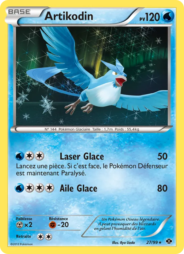 Carte Pokémon Artikodin 27/99 de l'extension Destinées Futures