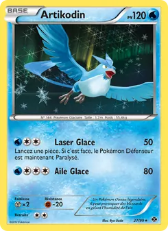 Carte Pokémon Artikodin 27 — Destinées Futures