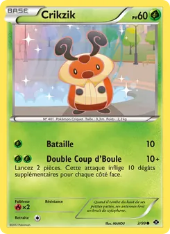 Carte Pokémon Crikzik 3 — Destinées Futures