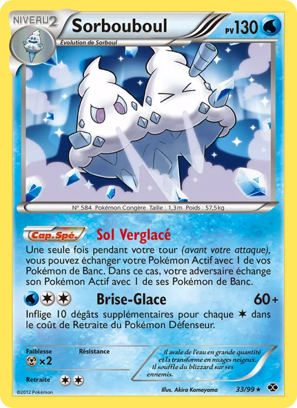 Carte Pokémon Sorbouboul 33/99 de l'extension Destinées Futures