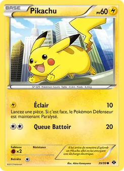 Carte Pokémon Pikachu 39 — Destinées Futures