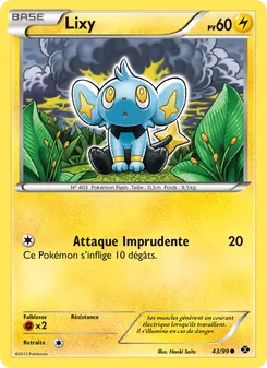 Carte Pokémon Lixy 43 — Destinées Futures