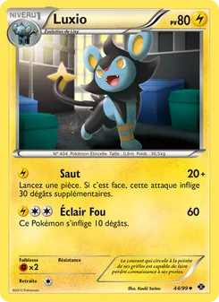 Carte Pokémon Luxio 44 — Destinées Futures