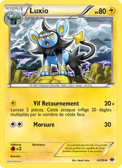 Carte Pokémon Luxio 45 — Destinées Futures