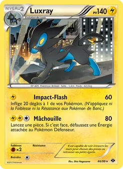 Carte Pokémon Luxray 46 — Destinées Futures