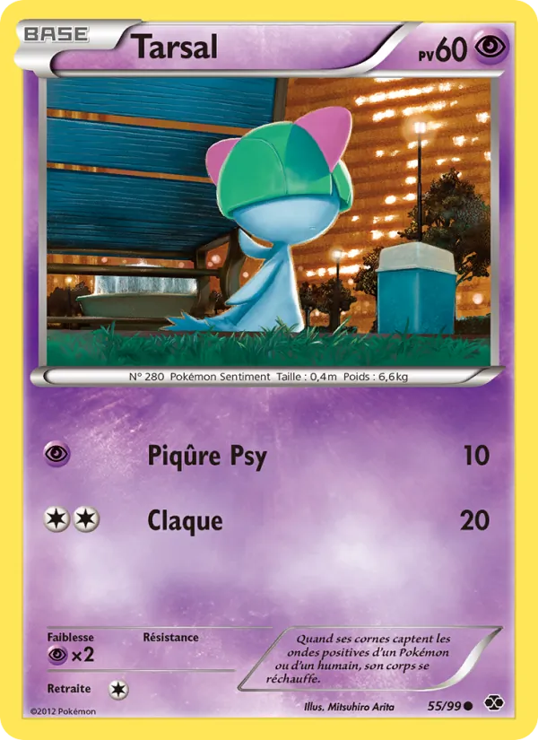 Carte Pokémon Tarsal 55/99 de l'extension Destinées Futures