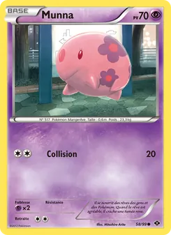 Carte Pokémon Munna 58 — Destinées Futures
