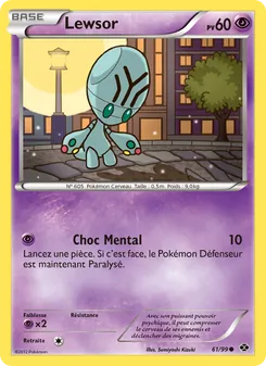 Carte Pokémon Lewsor 61 — Destinées Futures