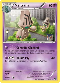 Carte Pokémon Neitram 62 — Destinées Futures