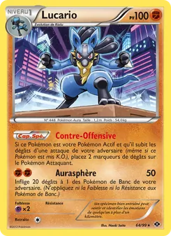 Carte Pokémon Lucario 64 — Destinées Futures