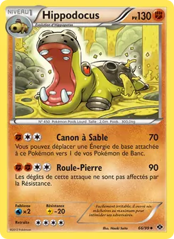 Carte Pokémon Hippodocus 66 — Destinées Futures