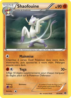 Carte Pokémon Shaofouine 68 — Destinées Futures