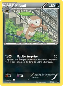 Carte Pokémon Pifeuil 71 — Destinées Futures