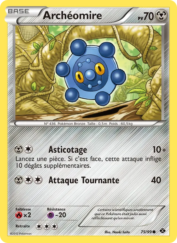 Carte Pokémon Archéomire 75/99 de l'extension Destinées Futures