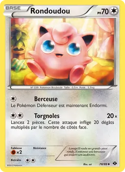 Carte Pokémon Rondoudou 78 — Destinées Futures