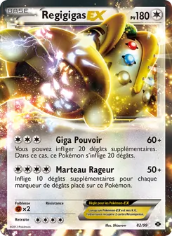 Carte Pokémon Regigigas-EX 82 — Destinées Futures