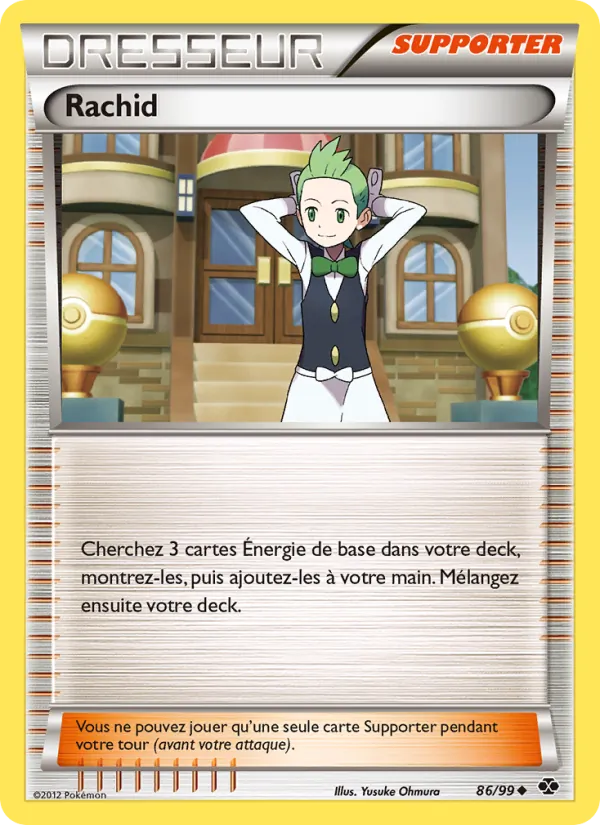Carte Pokémon Rachid 86/99 de l'extension Destinées Futures
