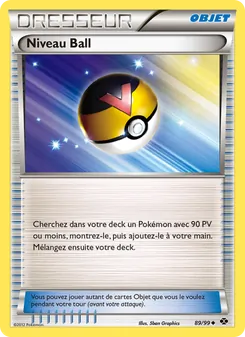 Carte Pokémon Niveau Ball 89 — Destinées Futures