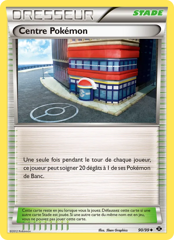 Carte Pokémon Centre Pokémon 90/99 de l'extension Destinées Futures