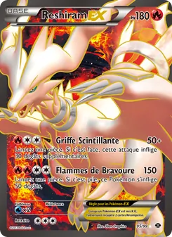 Carte Pokémon Reshiram-EX 95 — Destinées Futures