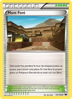 Carte Pokémon Mont Foré 101
