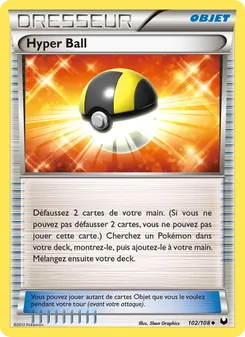 Carte Pokémon Hyper Ball 102