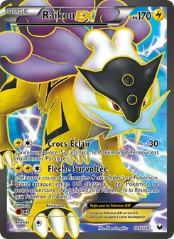 Carte Pokémon Raikou-EX 105