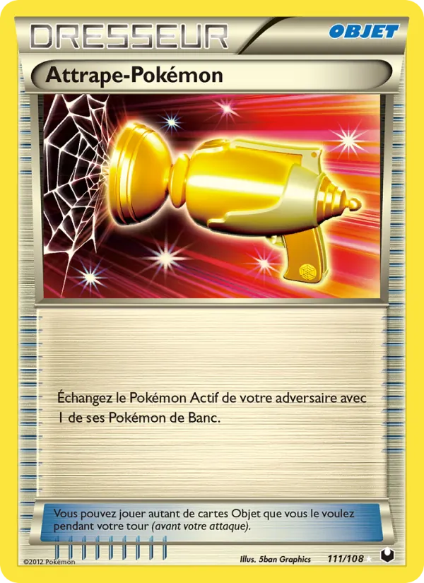 Carte Pokémon Attrape-Pokémon 111/108 de l'extension Explorateurs Obscurs
