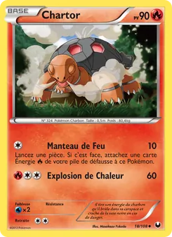 Carte Pokémon Chartor 18