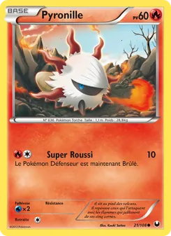 Carte Pokémon Pyronille 21