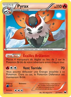 Carte Pokémon Pyrax 22