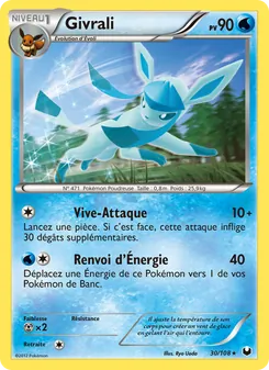 Carte Pokémon Givrali 30