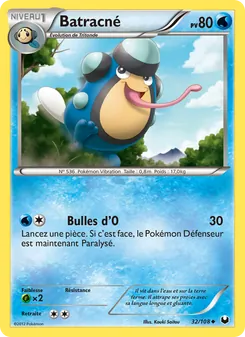 Carte Pokémon Batracné 32