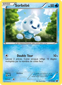 Carte Pokémon Sorbébé 33